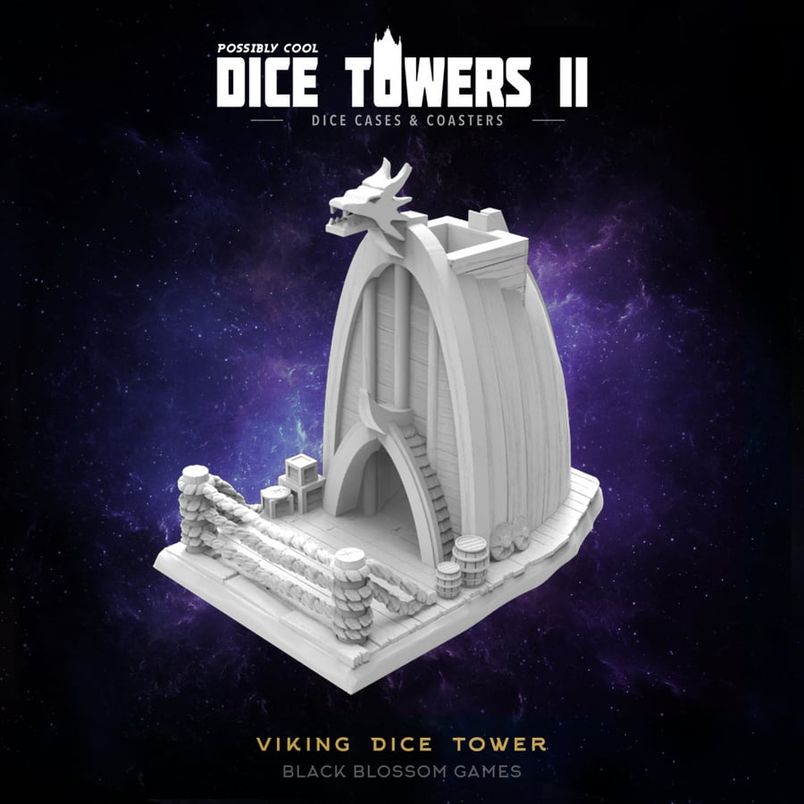 Possibly Cool Dice Towers II - Vikings - DnD Pathfinder Tabletop RPG