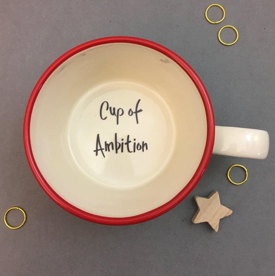 Cup of ambition hidden message cup