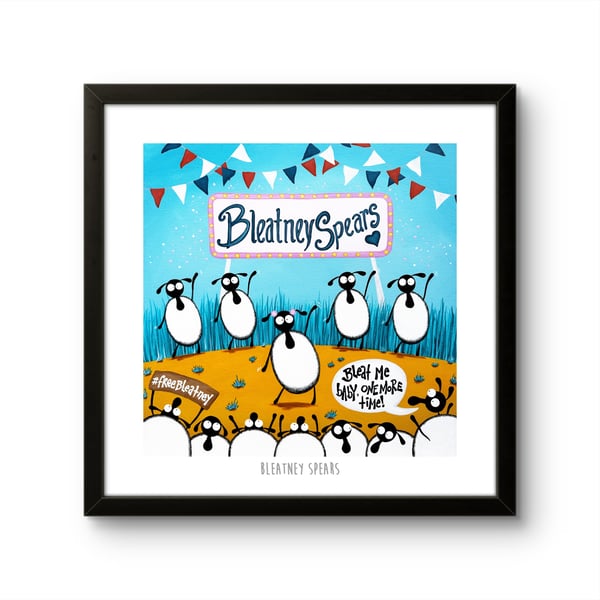 Bleatney Spears - 10" print