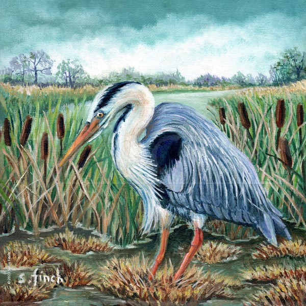 Spirit of Heron - Limited Edition Giclée Print