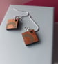 Small square dangly earrings - Image 5