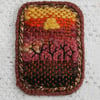 Woven Sunset Brooch