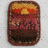 Woven Sunset Brooch