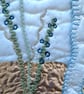 Unframed textile artwork - seahorse - Image 3