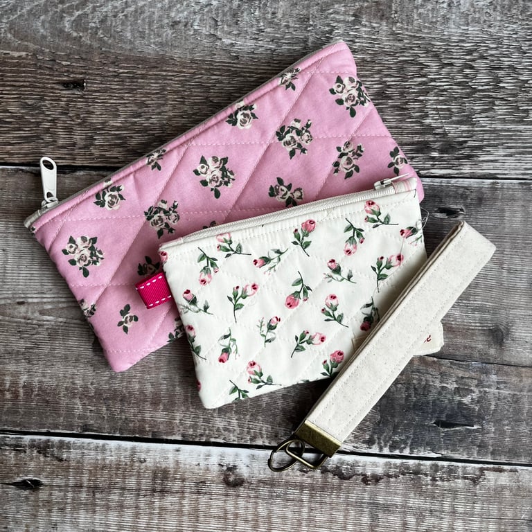 Pink Petals Makeup Bag Gift Set
