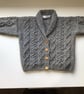 Aran cardigans hand knitted in Scotland - Image 1