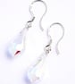 Clear AB Teardrop Crystal Earrings  - Image 2