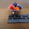 12th Scale Silver Fruit Bowl