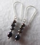 Freshwater Peacock Pearls and Sterling Silver Earrings  - Image 4