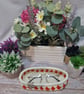 Glasses or trinket basket, hand crocheted  - Image 3