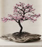 Wire Pink Blossom Tree Sculpture  - Image 4