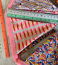Handmade Liberty Fabrics Bunting – 'Fairground' Nursery Garland (3.5m, 25 Flags) - Image 4