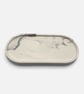 Large White and Grey Marbled Oval Decorative Tray for Jewellery and Home Decor - Image 7