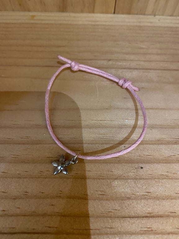 Pink Flower Bracelet (686)
