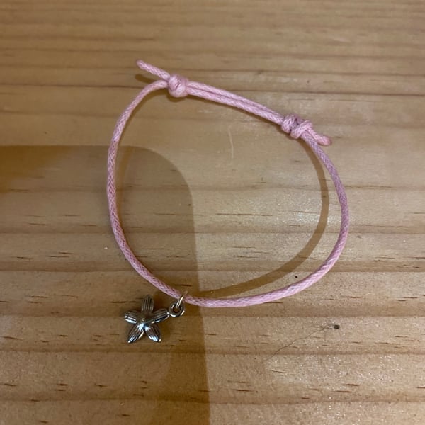 Pink Flower Bracelet (686)