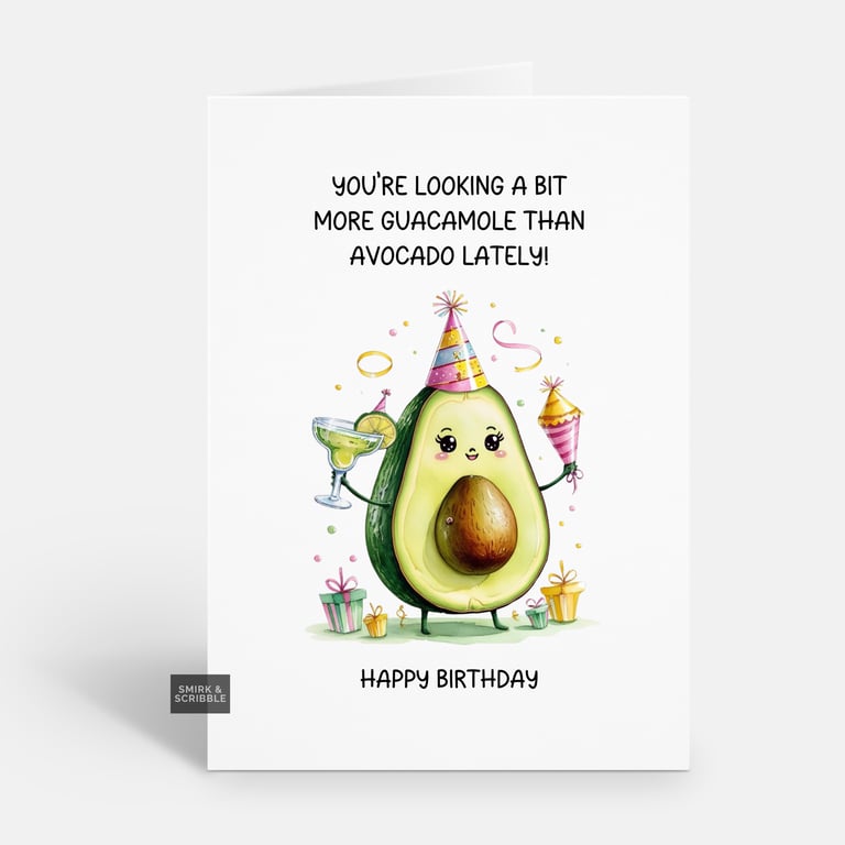 Unique Funny Birthday Card For Him Or Her 