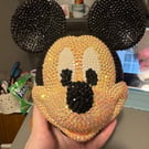 Mickey Mouse rhinestoned money box 