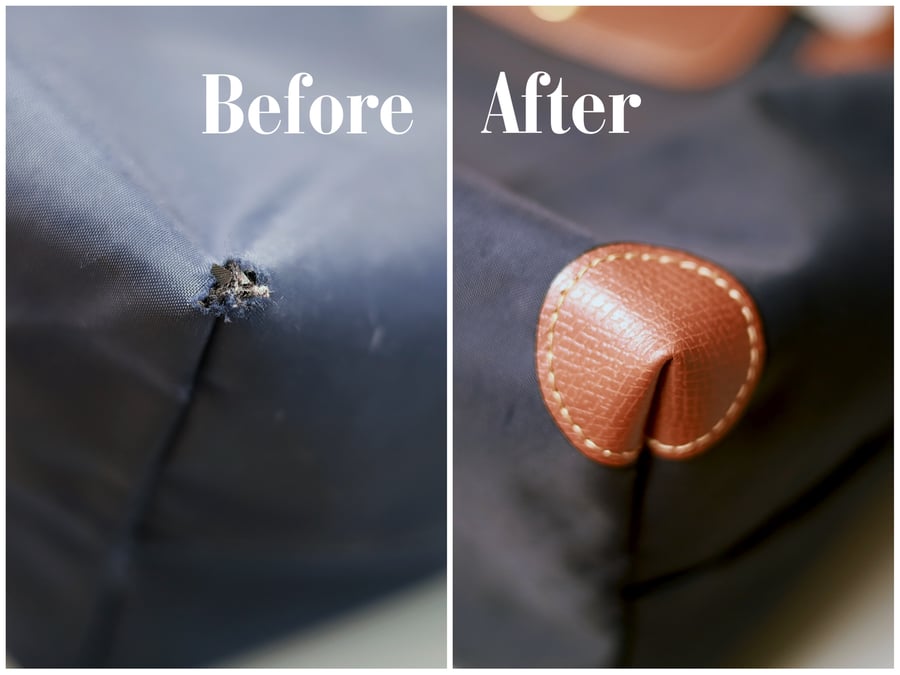 DIY Kit for Bag Corner Fix Protector - Real Leather Patches for Bag R