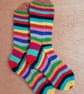 Socks, hand knitted, MIND THE GAP, Medium, size 5-6 - Image 4