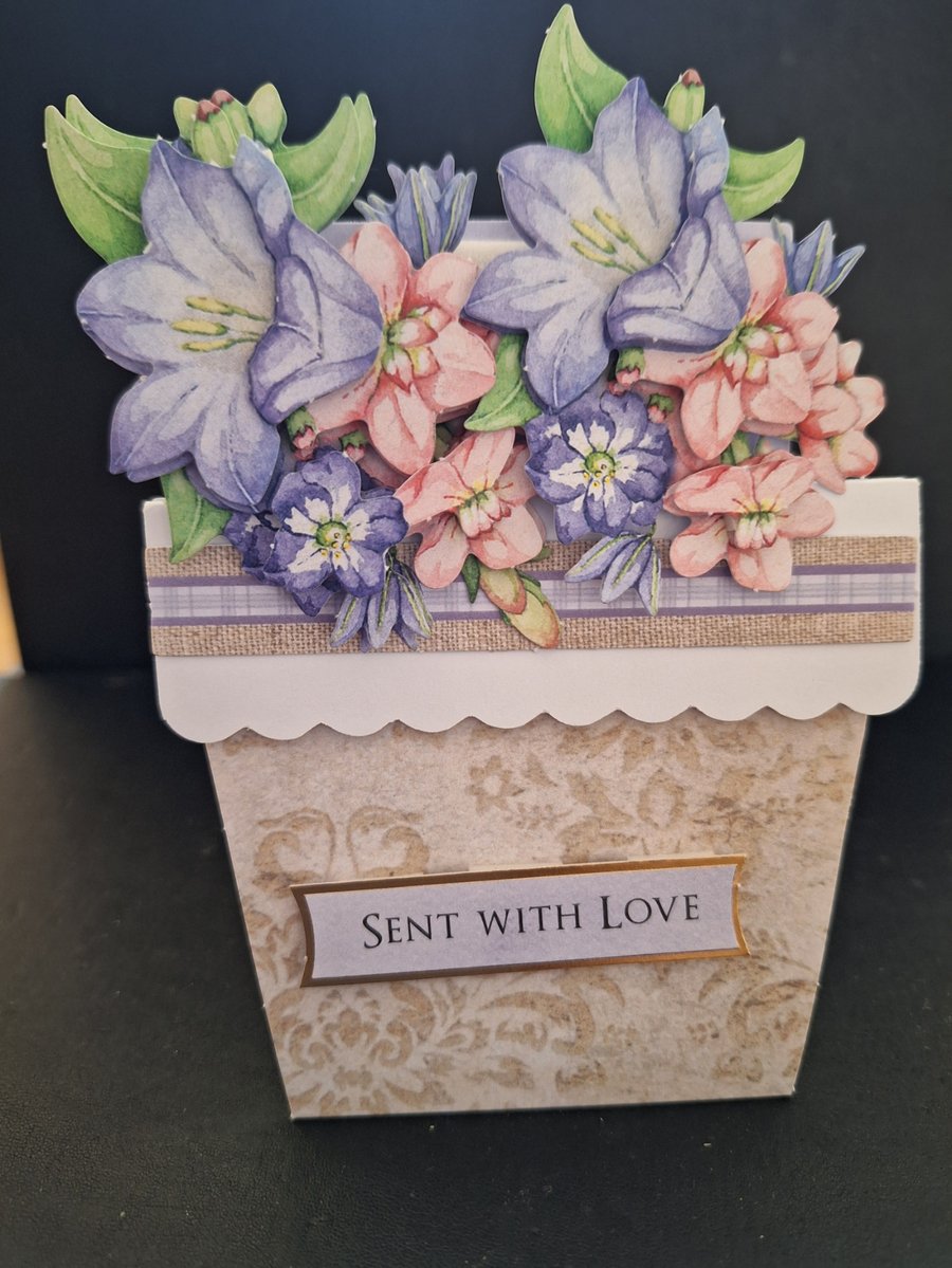 Freestanding Flowerpot card