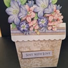Freestanding Flowerpot card