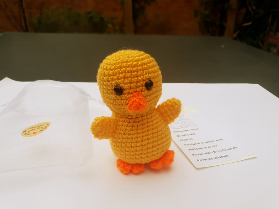 Crocheted Easter Chick, made to order.