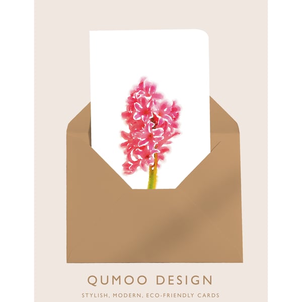  Hyacinth Pink Card (QM 299)