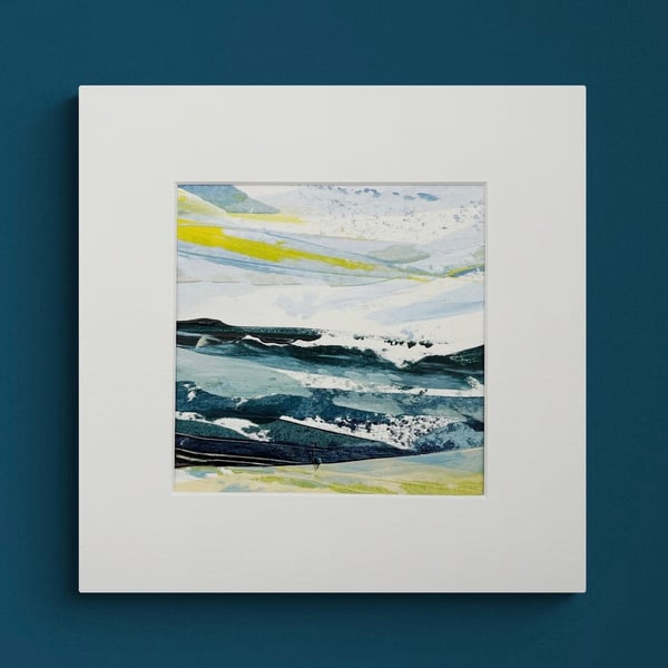 Original Seascape Painting - When Light Streaks Across the Sky