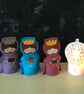 Nativity Set Christmas Display. 13 Felt Figures.. Lit with LED Lights, Included. - Image 2