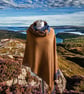 Coast Merino Silk Infinity Fairisle Scarf - Autumn - Image 3