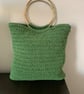 Stylish green crochet handbag - Image 2