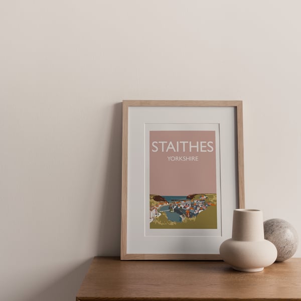 Staithes, Yorkshire Giclee Travel Print (unframed)