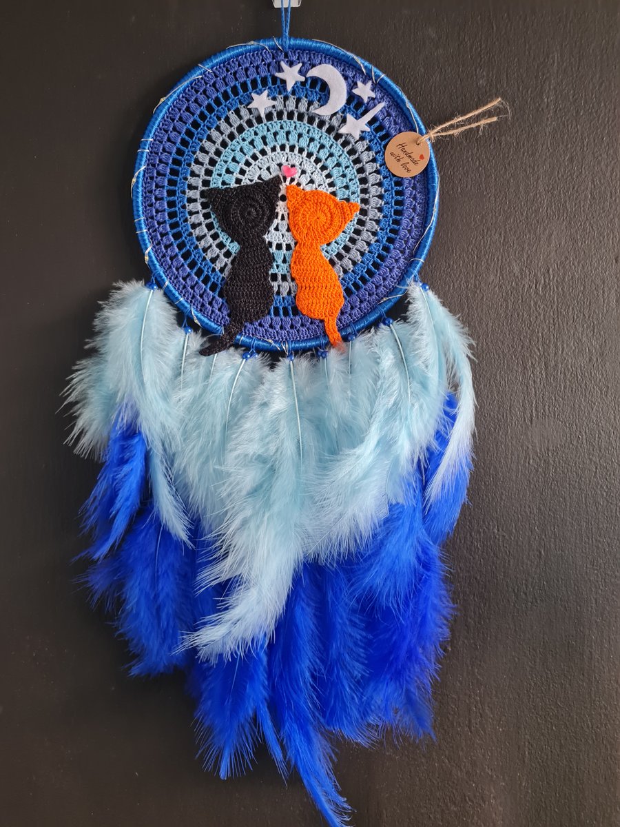 "Cats in love" Dream Catcher