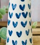 Small Blue Heart People Vase  - Image 4