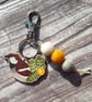 Sparrow Bag Charm Keyring - Image 3
