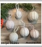 Crocheted Christmas baubles - Image 2