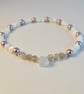 Moonstone, Mother of Pearl And Shell Pearl Bracelet - Handmade In Devon - Image 4