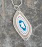 Vintage Dodge fordite pendant - free form shape - Image 4
