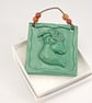 Pottery plaque Zodiac Aries birthday present March 21 - April 20 shelf ornament - Image 1