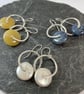 Sterling silver and carnelian  earrings - Image 5