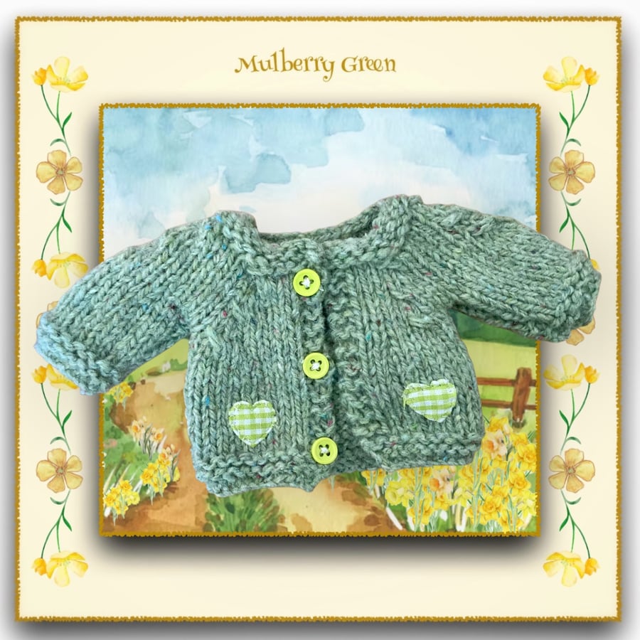 Green Sweetheart Cardigan 