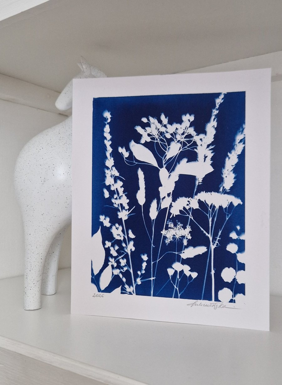 Cyanotype Botanical Print No. 4