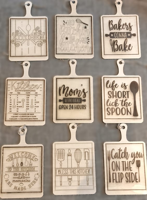 Wooden Kitchen Wall Hanging Plaque