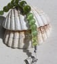 Green Peridot Gemstone Beaded Bracelet "Green Dazzle"  - Image 4
