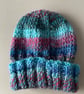 Hand Knitted Child's Beanie Hat Age 4-6 yrs - Image 2