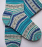 hand knit mens wool socks UK 8-10 - Image 1