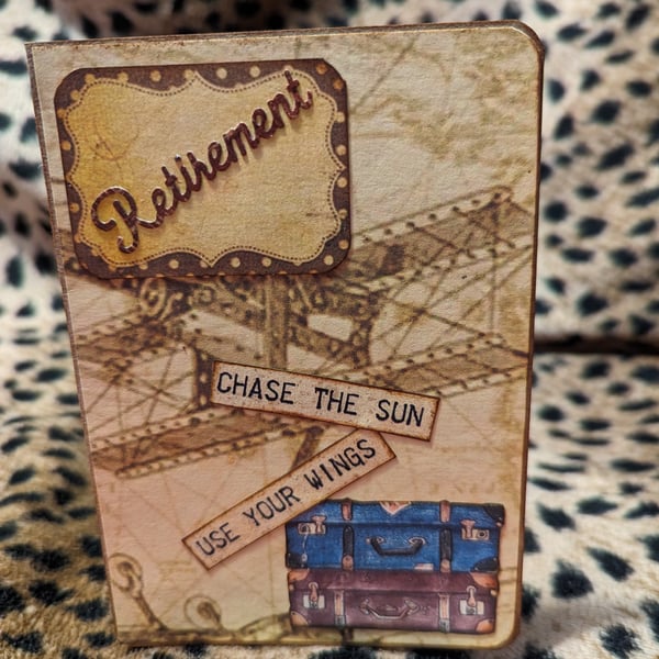 Retirement Card 'Chase the Sun'