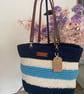 Handmade macrame crochet tote bag 