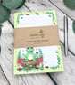 Notepad - A6 Recycled Paper Notepad - Frog On A Log