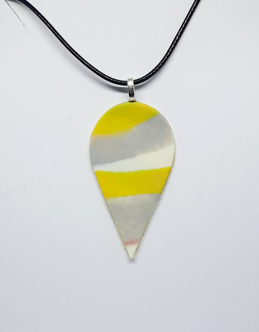 Polymer clay pendant 